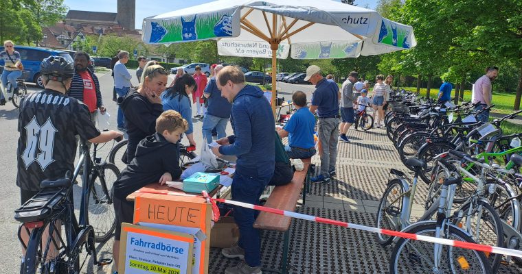 25.Fahrradbörse an der Eiswiese beim SPZ