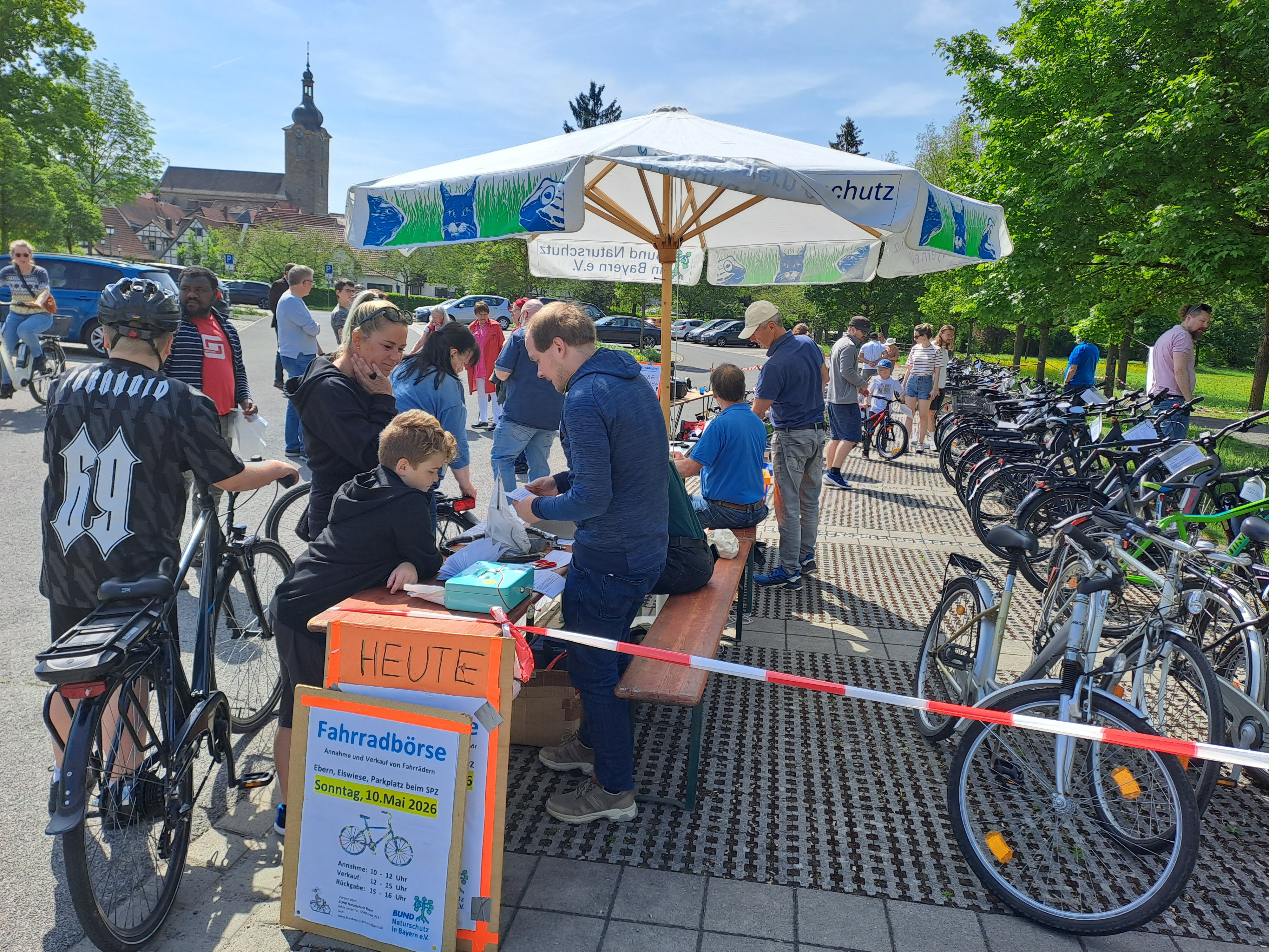 25.Fahrradbörse an der Eiswiese beim SPZ